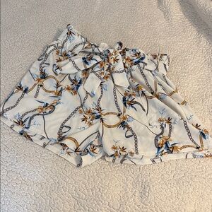 Grace Karin White Floral Women's Shorts B4